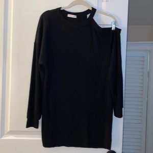 Black Off The Shoulder Sweater